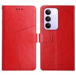 HT01 Cassa del telefono di cuoio di vibrazione del modello a forma di Y, For Realme C100 4G, For Realme C83 5G, For Realme 16 Pro+ 5G, For Realme C85 5G