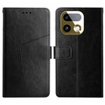 HT01 Cassa del telefono di cuoio di vibrazione del modello a forma di Y, For Realme C100 4G, For Realme C83 5G, For Realme 16 Pro+ 5G, For Realme C85 5G