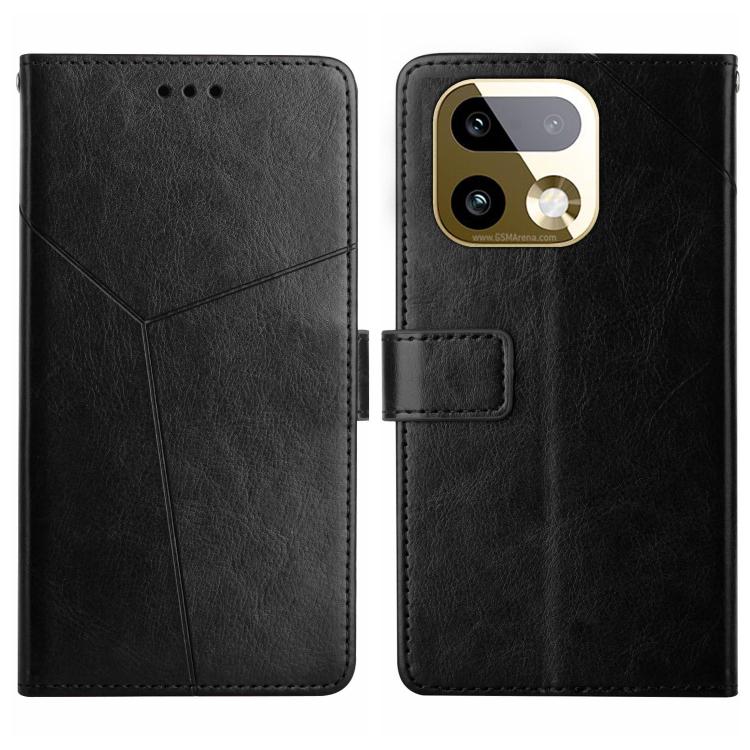 HT01 Cassa del telefono di cuoio di vibrazione del modello a forma di Y, For Realme C100 4G, For Realme C83 5G, For Realme 16 Pro+ 5G, For Realme C85 5G