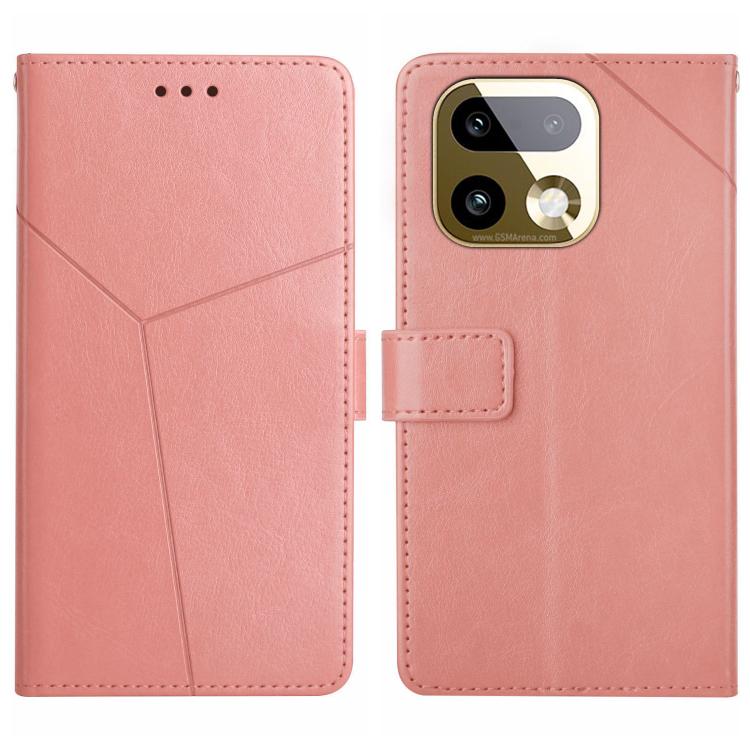 HT01 Cassa del telefono di cuoio di vibrazione del modello a forma di Y, For Realme C100 4G, For Realme C83 5G, For Realme 16 Pro+ 5G, For Realme C85 5G