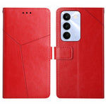 HT01 Cassa del telefono di cuoio di vibrazione del modello a forma di Y, For Realme C100 4G, For Realme C83 5G, For Realme 16 Pro+ 5G, For Realme C85 5G