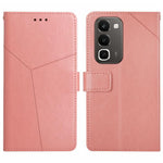 HT01 Cassa del telefono di cuoio di vibrazione del modello a forma di Y, For Realme C100 4G, For Realme C83 5G, For Realme 16 Pro+ 5G, For Realme C85 5G