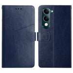 HT01 Cassa del telefono di cuoio di vibrazione del modello a forma di Y, For vivo Y39 5G Global, For vivo V50 Lite 5G, For vivo Y04 4G / Y29s 5G, For vivo Y29 4G Global
