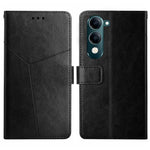 HT01 Cassa del telefono di cuoio di vibrazione del modello a forma di Y, For vivo Y39 5G Global, For vivo V50 Lite 5G, For vivo Y04 4G / Y29s 5G, For vivo Y29 4G Global
