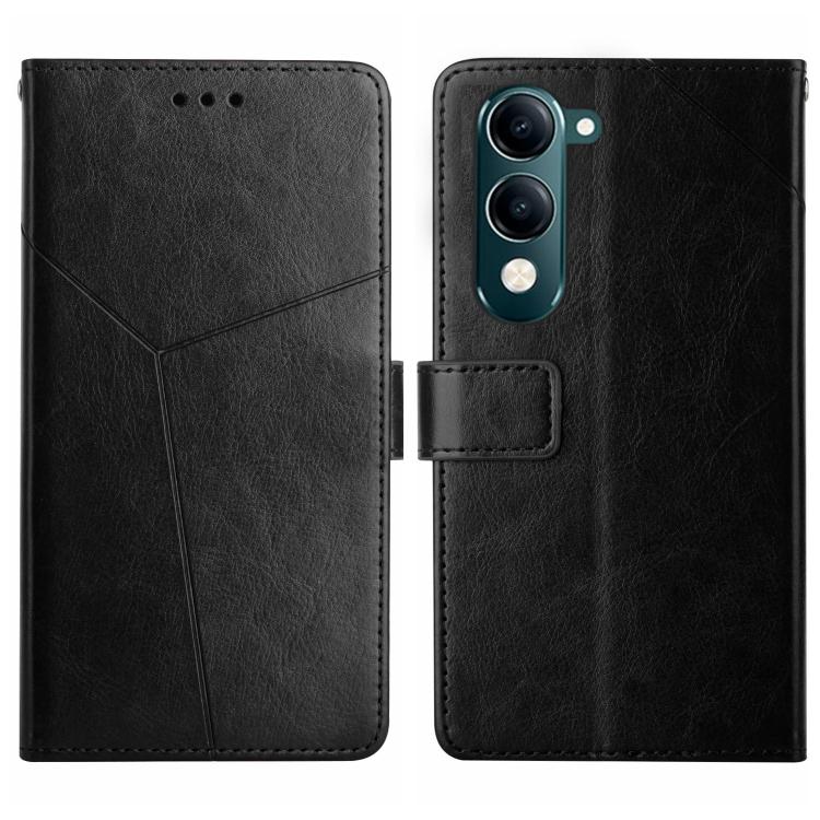 HT01 Cassa del telefono di cuoio di vibrazione del modello a forma di Y, For vivo Y39 5G Global, For vivo V50 Lite 5G, For vivo Y04 4G / Y29s 5G, For vivo Y29 4G Global