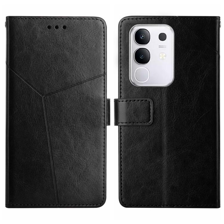 HT01 Cassa del telefono di cuoio di vibrazione del modello a forma di Y, For vivo Y39 5G Global, For vivo V50 Lite 5G, For vivo Y04 4G / Y29s 5G, For vivo Y29 4G Global