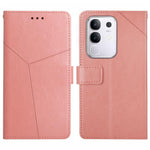 HT01 Cassa del telefono di cuoio di vibrazione del modello a forma di Y, For vivo Y39 5G Global, For vivo V50 Lite 5G, For vivo Y04 4G / Y29s 5G, For vivo Y29 4G Global