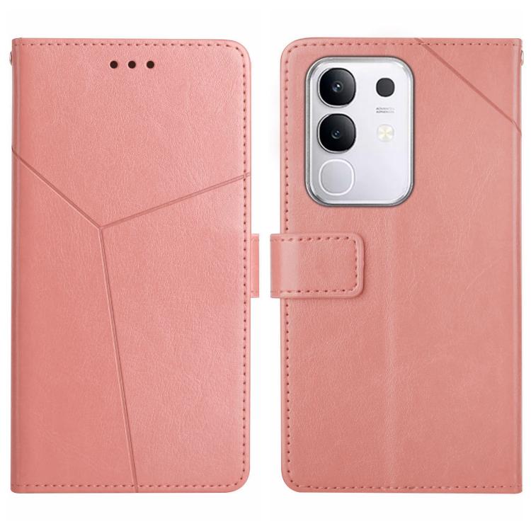 HT01 Cassa del telefono di cuoio di vibrazione del modello a forma di Y, For vivo Y39 5G Global, For vivo V50 Lite 5G, For vivo Y04 4G / Y29s 5G, For vivo Y29 4G Global