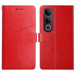 HT01 Cassa del telefono di cuoio di vibrazione del modello a forma di Y, For vivo Y39 5G Global, For vivo V50 Lite 5G, For vivo Y04 4G / Y29s 5G, For vivo Y29 4G Global