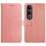HT01 Cassa del telefono di cuoio di vibrazione del modello a forma di Y, For vivo Y39 5G Global, For vivo V50 Lite 5G, For vivo Y04 4G / Y29s 5G, For vivo Y29 4G Global