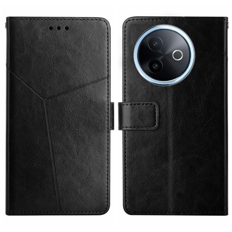 HT01 Cassa del telefono di cuoio di vibrazione del modello a forma di Y, For vivo Y39 5G Global, For vivo V50 Lite 5G, For vivo Y04 4G / Y29s 5G, For vivo Y29 4G Global