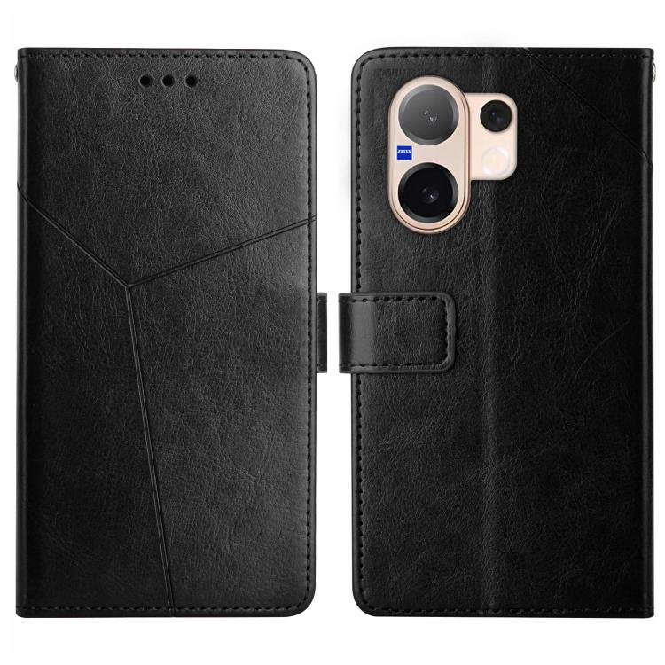 HT01 Cassa del telefono di cuoio di vibrazione del modello a forma di Y, For vivo V70 FE 5G, For vivo V70 5G Global / V70 Elite 5G, For vivo V60 Lite 5G, For vivo V60 5G