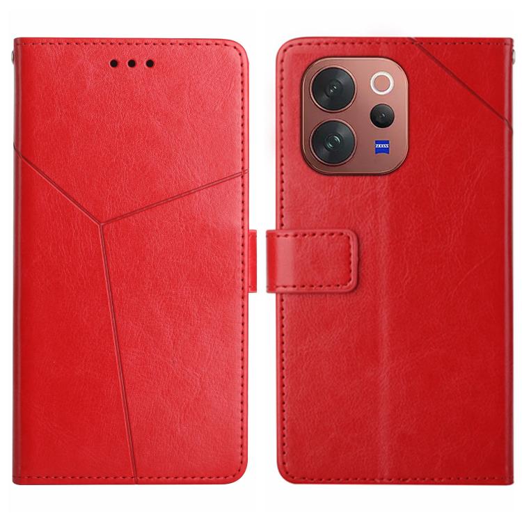 HT01 Cassa del telefono di cuoio di vibrazione del modello a forma di Y, For vivo V70 FE 5G, For vivo V70 5G Global / V70 Elite 5G, For vivo V60 Lite 5G, For vivo V60 5G