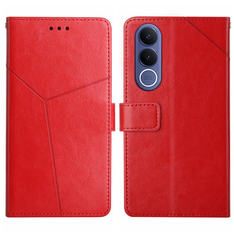 HT01 Cassa del telefono di cuoio di vibrazione del modello a forma di Y, For vivo V70 FE 5G, For vivo V70 5G Global / V70 Elite 5G, For vivo V60 Lite 5G, For vivo V60 5G