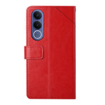 HT01 Cassa del telefono di cuoio di vibrazione del modello a forma di Y, For vivo V70 FE 5G, For vivo V70 5G Global / V70 Elite 5G, For vivo V60 Lite 5G, For vivo V60 5G