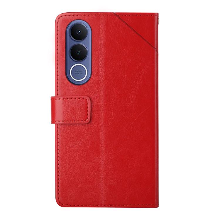 HT01 Cassa del telefono di cuoio di vibrazione del modello a forma di Y, For vivo V70 FE 5G, For vivo V70 5G Global / V70 Elite 5G, For vivo V60 Lite 5G, For vivo V60 5G