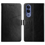 HT01 Cassa del telefono di cuoio di vibrazione del modello a forma di Y, For vivo V70 FE 5G, For vivo V70 5G Global / V70 Elite 5G, For vivo V60 Lite 5G, For vivo V60 5G
