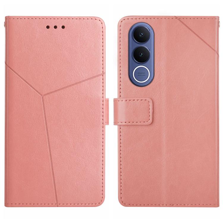 HT01 Cassa del telefono di cuoio di vibrazione del modello a forma di Y, For vivo V70 FE 5G, For vivo V70 5G Global / V70 Elite 5G, For vivo V60 Lite 5G, For vivo V60 5G