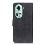 KHAZNEH Custodia per telefono in pelle a conchiglia con texture retrò, For OPPO Reno11 5G Global, For OPPO Find X7 Pro / Find X7 Ultra, For OPPO Reno11 Pro 5G Global, For OPPO A38 4G, For OPPO A1 5G