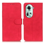 KHAZNEH Custodia per telefono in pelle a conchiglia con texture retrò, For OPPO Reno11 5G Global, For OPPO Find X7 Pro / Find X7 Ultra, For OPPO Reno11 Pro 5G Global, For OPPO A38 4G, For OPPO A1 5G