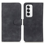 KHAZNEH Custodia per telefono in pelle a conchiglia con texture retrò, For OPPO A7 Pro Max 5G, For OPPO Find X9 Ultra 5G, For OPPO A5 Pro 5G Global, For OPPO Reno12 Pro 5G Global, For OPPO Reno12 5G Global, For OPPO Find X7