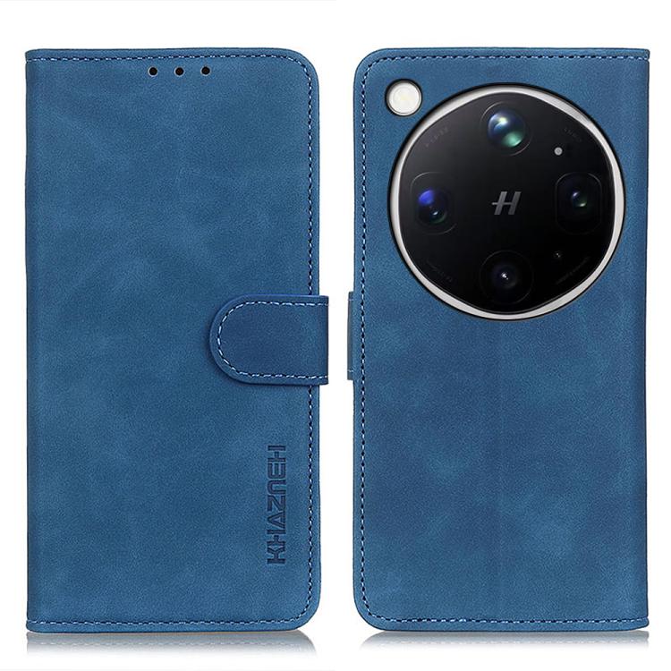 KHAZNEH Custodia per telefono in pelle a conchiglia con texture retrò, For OPPO A7 Pro Max 5G, For OPPO Find X9 Ultra 5G, For OPPO A5 Pro 5G Global, For OPPO Reno12 Pro 5G Global, For OPPO Reno12 5G Global, For OPPO Find X7