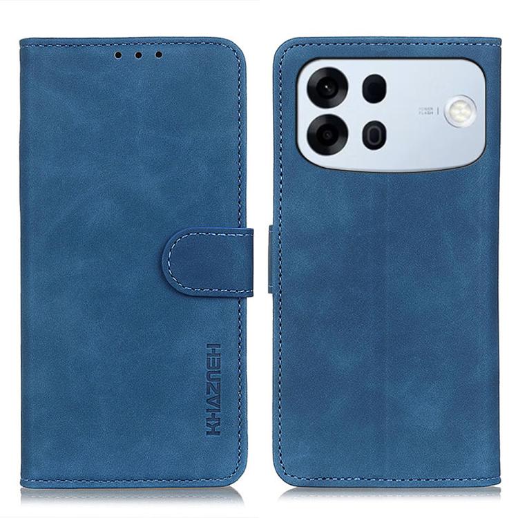 KHAZNEH Custodia per telefono in pelle a conchiglia con texture retrò, For OPPO A7 Pro Max 5G, For OPPO Find X9 Ultra 5G, For OPPO A5 Pro 5G Global, For OPPO Reno12 Pro 5G Global, For OPPO Reno12 5G Global, For OPPO Find X7
