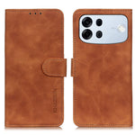 KHAZNEH Custodia per telefono in pelle a conchiglia con texture retrò, For OPPO A7 Pro Max 5G, For OPPO Find X9 Ultra 5G, For OPPO A5 Pro 5G Global, For OPPO Reno12 Pro 5G Global, For OPPO Reno12 5G Global, For OPPO Find X7
