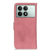 KHAZNEH Custodia per telefono in pelle a conchiglia con trama in pelle bovina, For Xiaomi Poco X6 Pro 5G/Redmi K70E, For Xiaomi Redmi Note 13R Pro, For Xiaomi Redmi Note 13 Pro 5G/Poco X6, For Xiaomi 14 Ultra, For Xiaomi 14 Pro, For Xiaomi 14