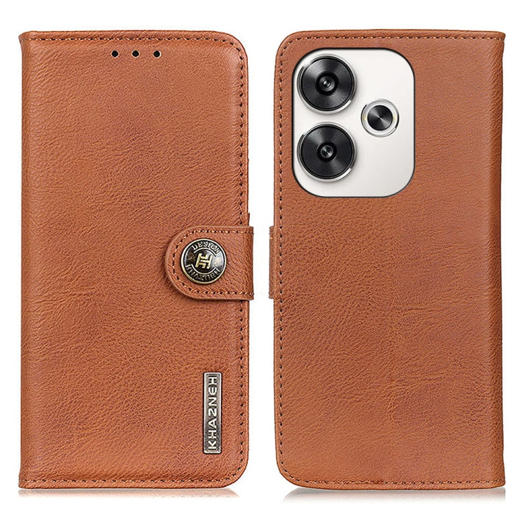 Custodia portafoglio in pelle per Xiaomi Poco F6 e Redmi