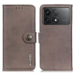 Custodia portafoglio in pelle per Xiaomi Poco F6 e Redmi