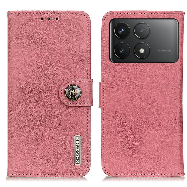 Custodia portafoglio in pelle per Xiaomi Poco F6 e Redmi