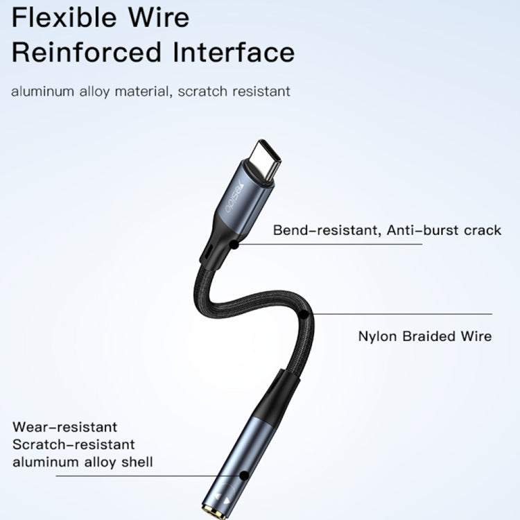 Adattatore audio Yesido tipo C a 3,5 mm