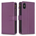 Custodia portafoglio in pelle per iPhone compatibili