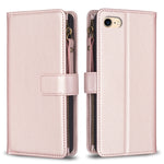Custodia portafoglio in pelle per iPhone compatibili