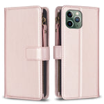 Custodia portafoglio in pelle per iPhone compatibili