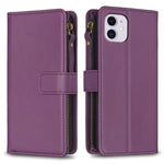 Custodia portafoglio in pelle per iPhone compatibili