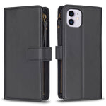 Custodia portafoglio in pelle per iPhone compatibili