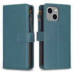 Custodia portafoglio in pelle per iPhone 14, 14 Plus, 14 Pro
