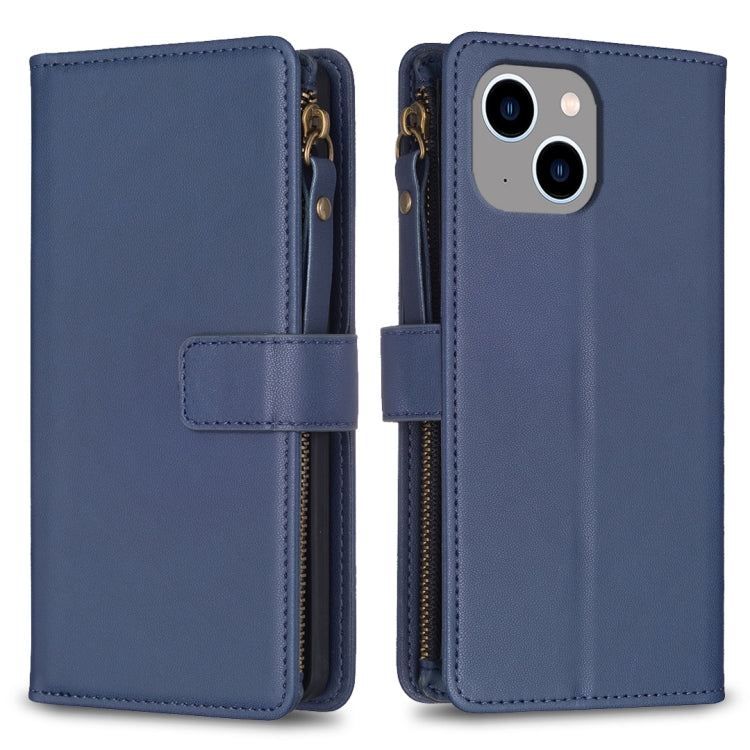 Custodia portafoglio in pelle per iPhone 14, 14 Plus, 14 Pro