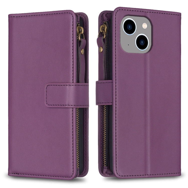 Custodia portafoglio in pelle per iPhone 14, 14 Plus, 14 Pro
