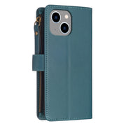 Custodia in pelle con portafoglio per iPhone 14