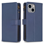 Custodia portafoglio in pelle per iPhone 14, 14 Plus, 14 Pro