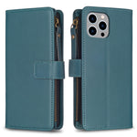 Custodia portafoglio in pelle per iPhone 14, 14 Plus, 14 Pro