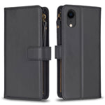 Custodia portafoglio in pelle per iPhone compatibili