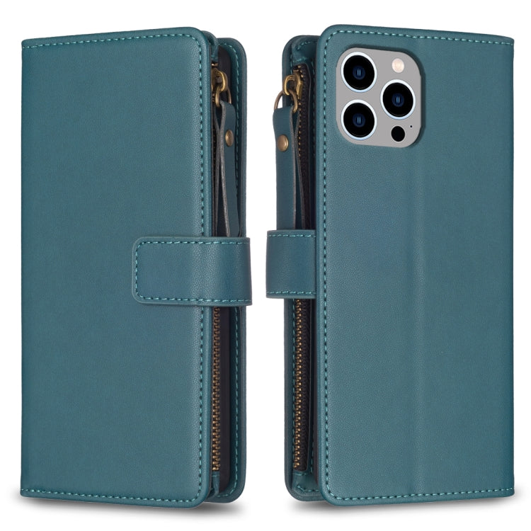 Custodia in pelle con portafoglio per iPhone 15