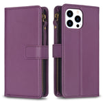Custodia portafoglio in pelle per iPhone 15