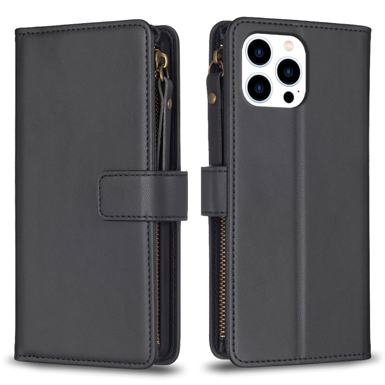 Custodia portafoglio in pelle per iPhone 15