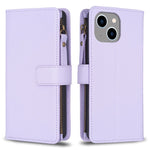 Custodia portafoglio in pelle per iPhone 15