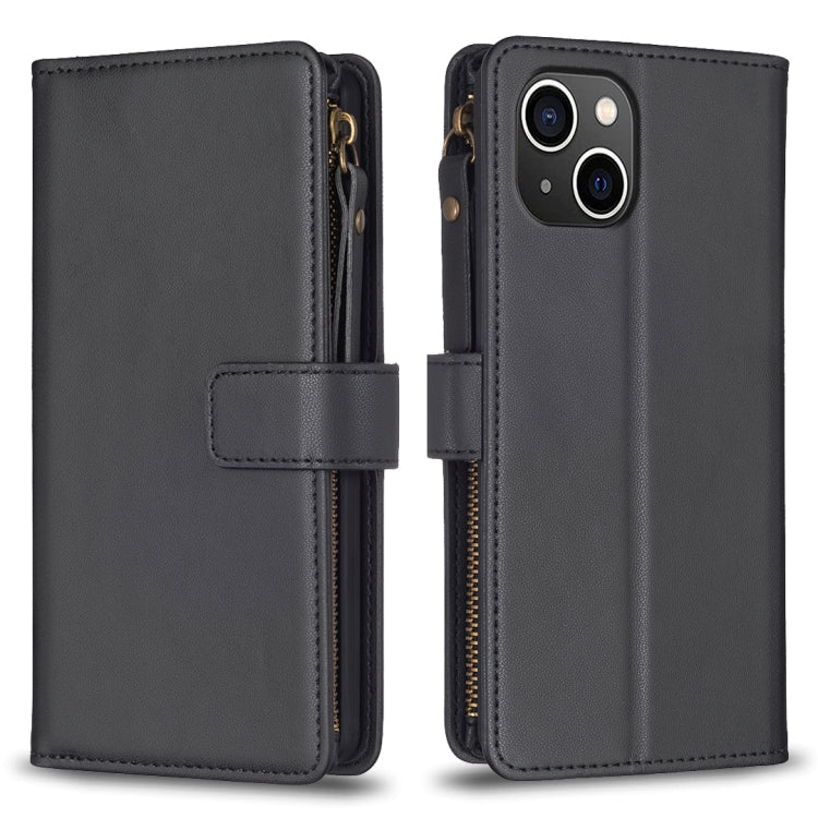 Custodia portafoglio in pelle per iPhone 15